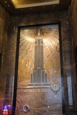 Art Deco decoration in the lobby.